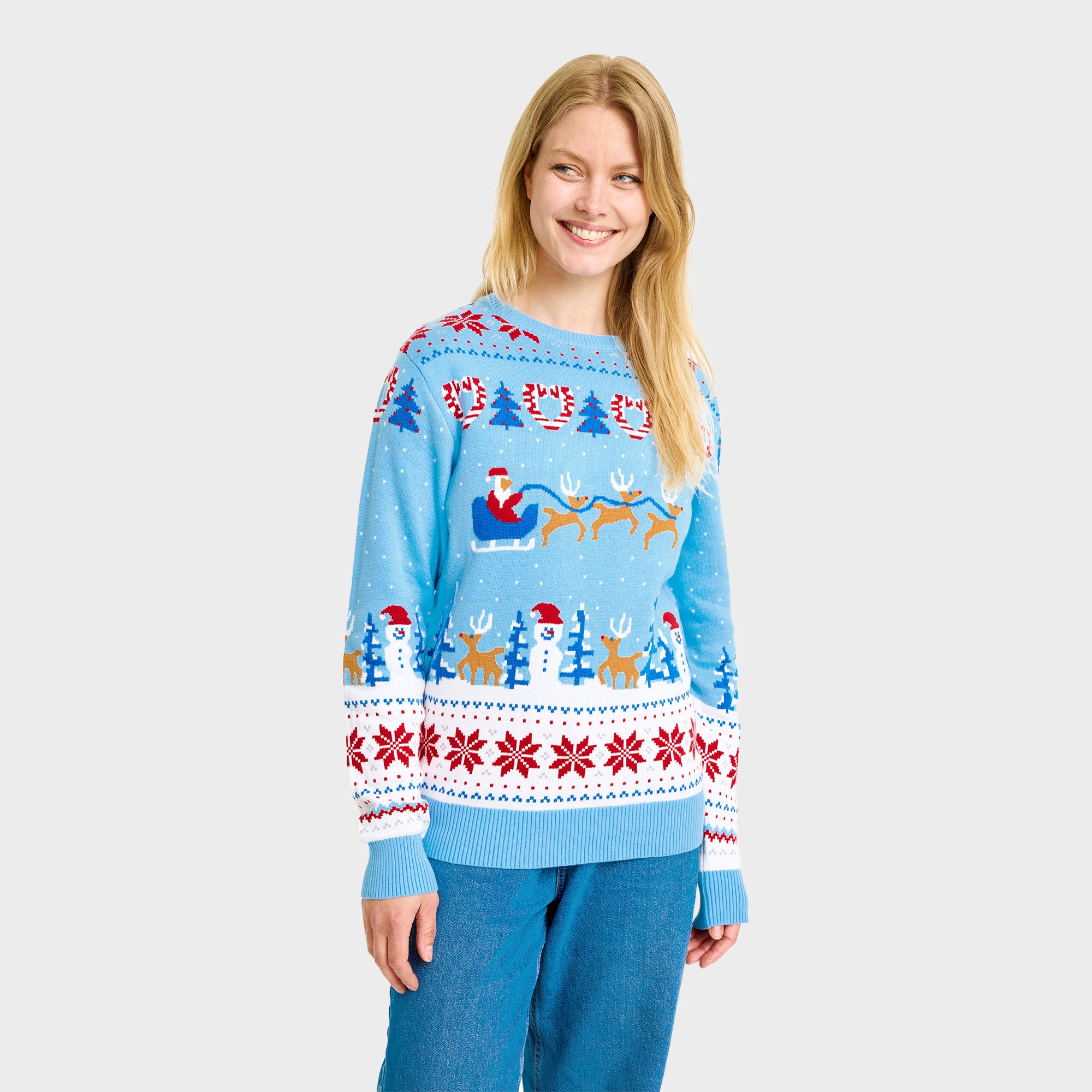 Christmas wonderland julesweater - Dame.
